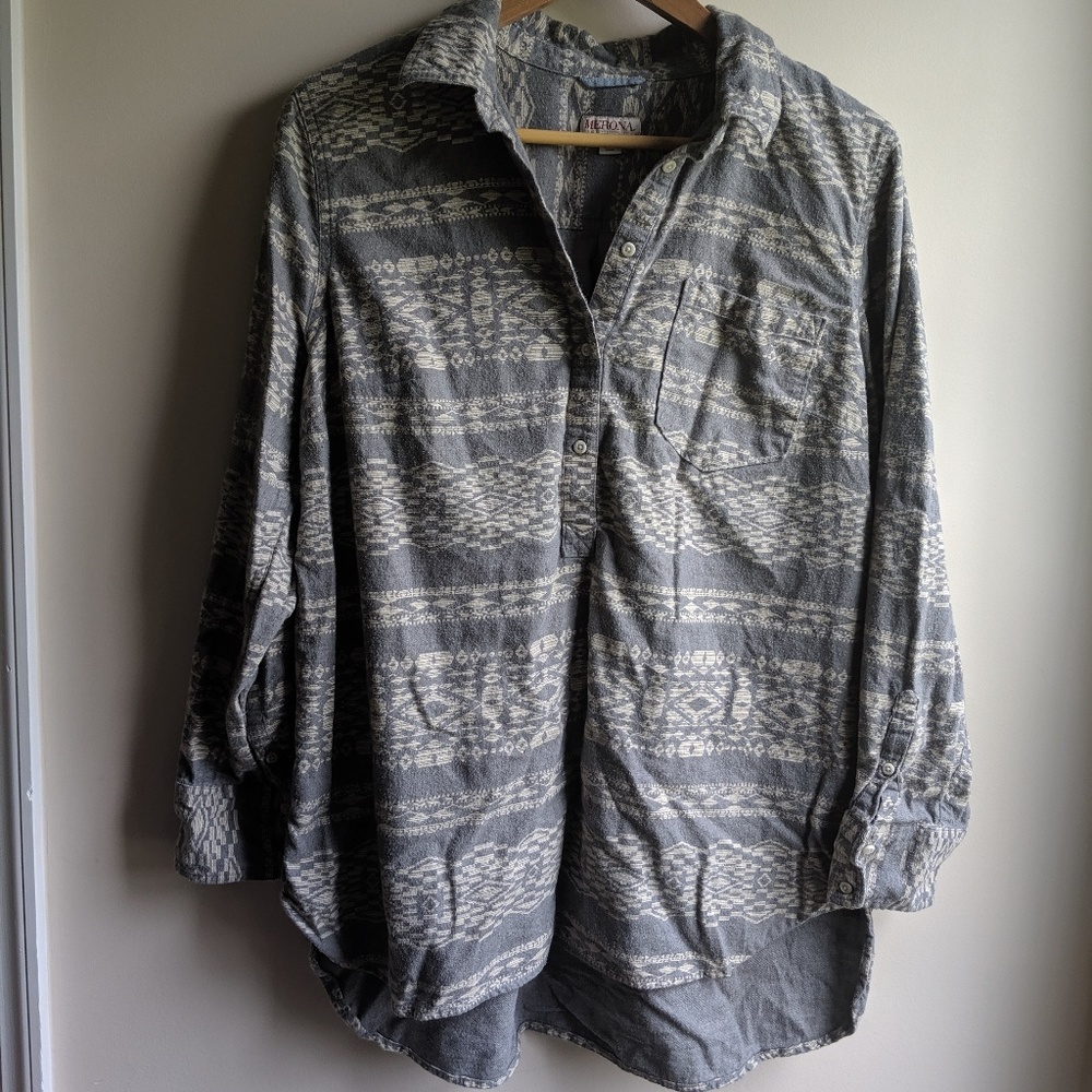 100% Cotton Merona boyfriend top